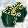 MLB Oakland Athletics Green Gold Camo Pullover Hoodie