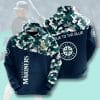 MLB Seattle Mariners Blue Green Camo Pullover Hoodie