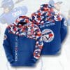 MLB Toronto Blue Jays Blue Red Camo Pullover Hoodie