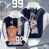 MLB New York Yankees Aaron Judge Striped Pullover Hoodie