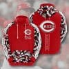 MLB Cincinnati Reds Red Black Camo Pullover Hoodie