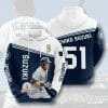 MLB Seattle Mariners Ichiro Suzuki Pullover Hoodie