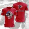 NFL Atlanta Falcons Tearing Open Logo T-Shirt