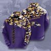 NFL Baltimore Ravens Purple Metallic Gold Camo Pullover Hoodie