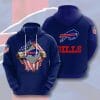NFL Buffalo Bills Tearing Open Logo Pullover Hoodie