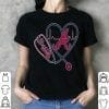 MLB Atlanta Braves Unisex T-Shirt Nurse Heartbeat Stethoscope