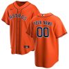 Houston Astros Nike Orange Alternate Custom MLB Replica Jersey