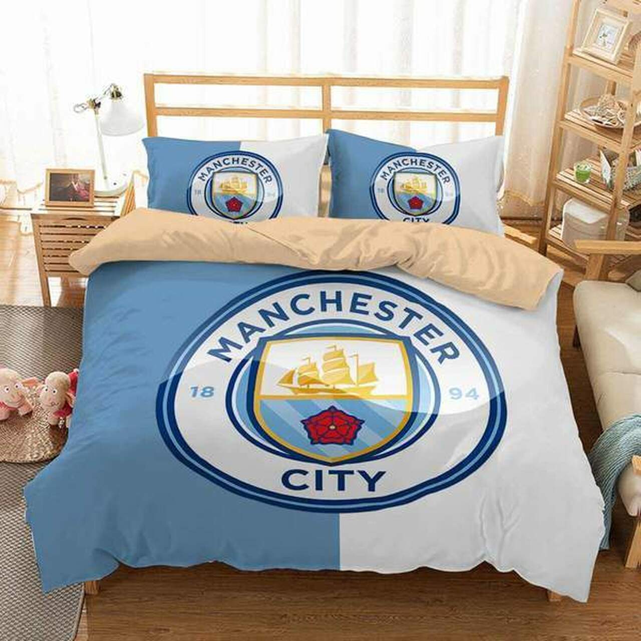 Manchester City Bedding Set V3 Manchester City Bedding Set V3