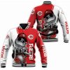 MLB Cincinnati Reds ack Skellington And Zero Baseball Jacket