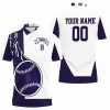 MLB Detroit Tigers Custom Name Number White Polo Shirt