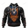 MLB Houston Astros Custom Name Number Warriors Pullover Hoodie