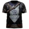 MLB Colorado Rockies Custom Name Number Warriors T-Shirt
