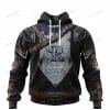 MLB Colorado Rockies Custom Name Number Warriors Pullover Hoodie