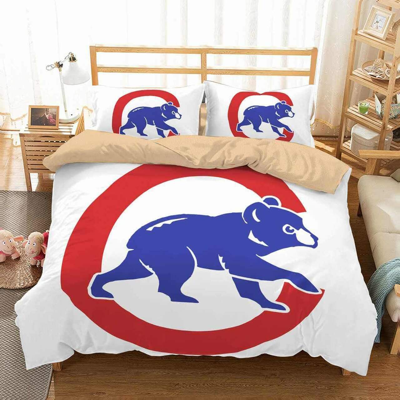MLB Chicago Cubs Bedding Set V1 MLB Chicago Cubs Bedding Set V1