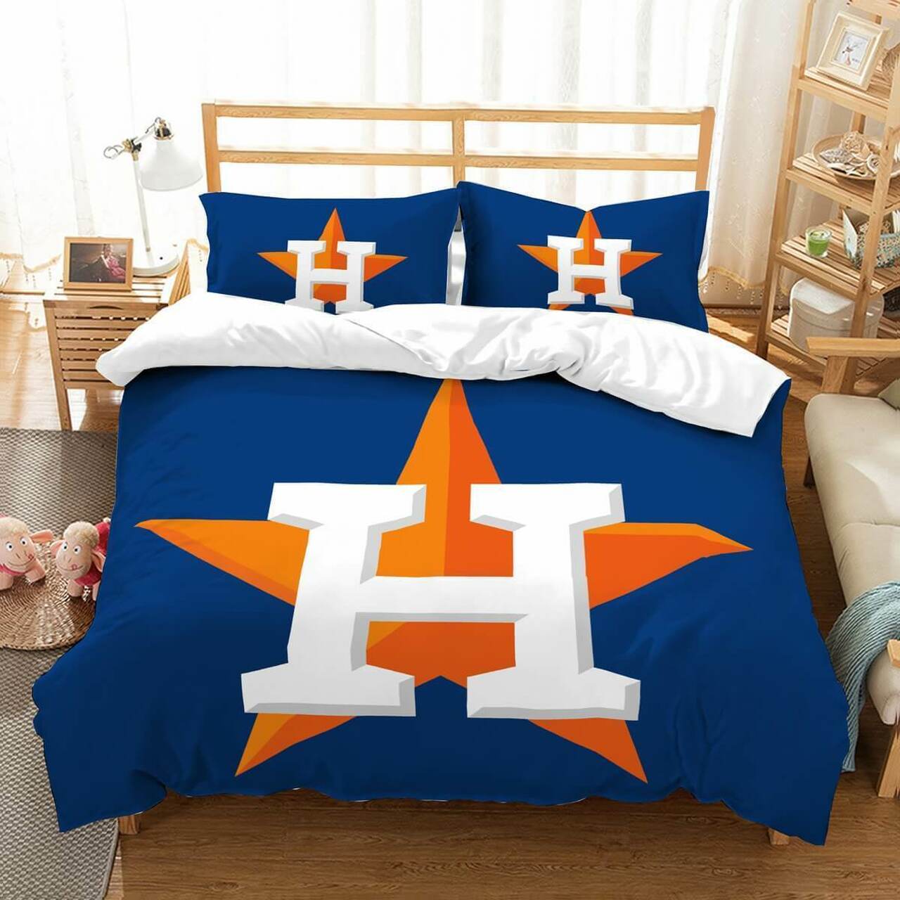 MLB Houston Astros Bedding Set V1 MLB Houston Astros Bedding Set V1