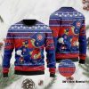 MLB Chicago Cubs Snoopy and Charlie Brown Ugly Christmas Sweater