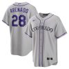 Colorado Rockies Nolan Arenado Nike Gray Road MLB Replica Jersey