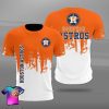 MLB Houston Astros Orange White T-Shirt