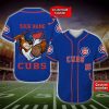 MLB Chicago Cubs Custom Name Number Baseball Jersey