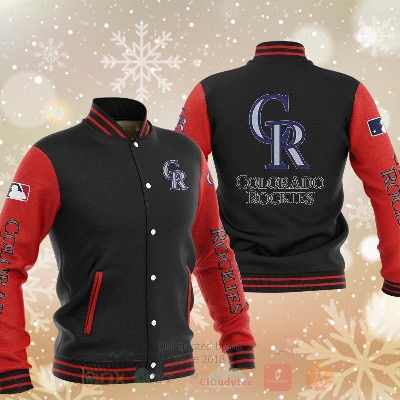 MLB Colorado Rockies Baseball Jacket V5 MLB Colorado Rockies Baseball Jacket V5