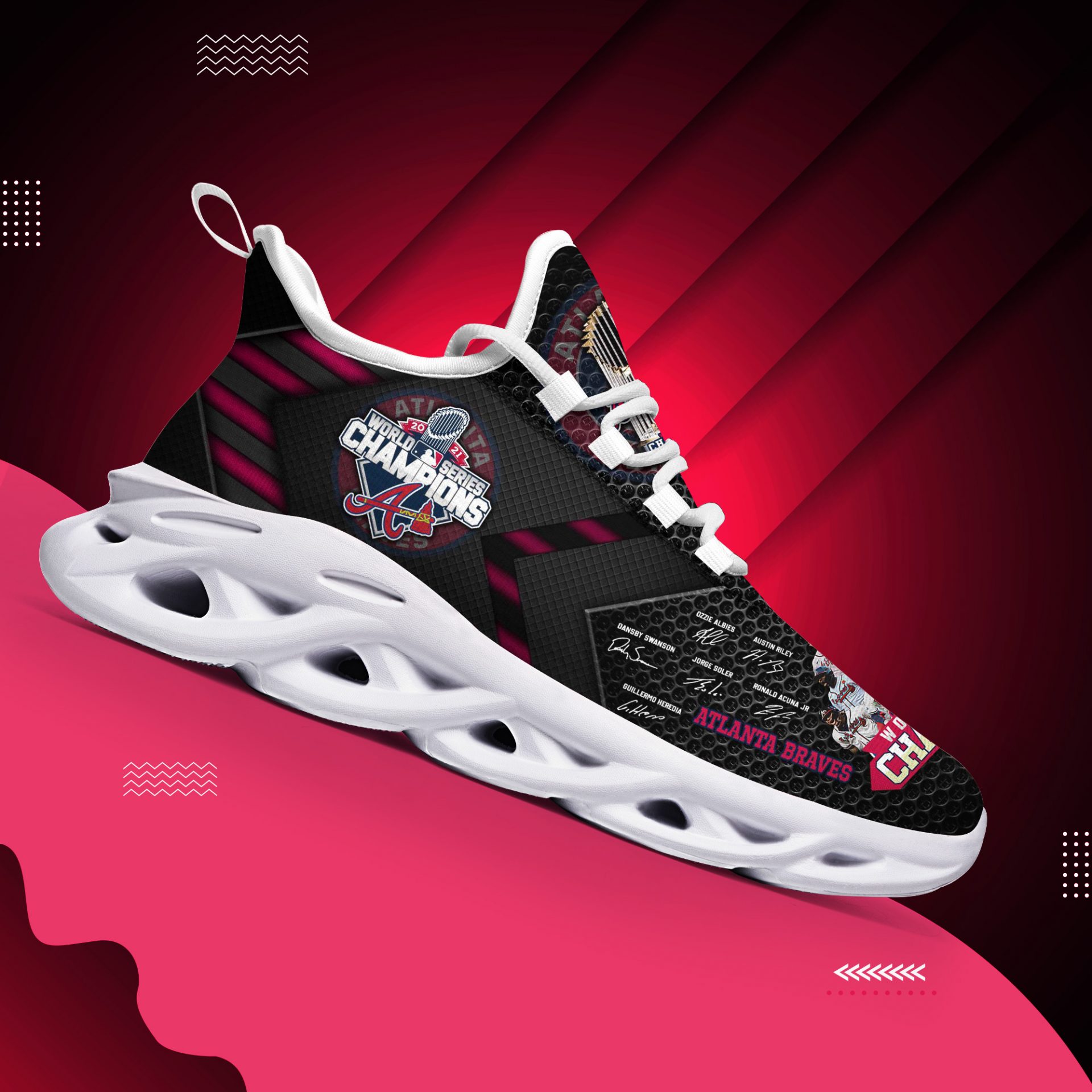 MLB Atlanta Braves Championship Max Soul Shoes MLB Atlanta Braves Championship Max Soul Shoes