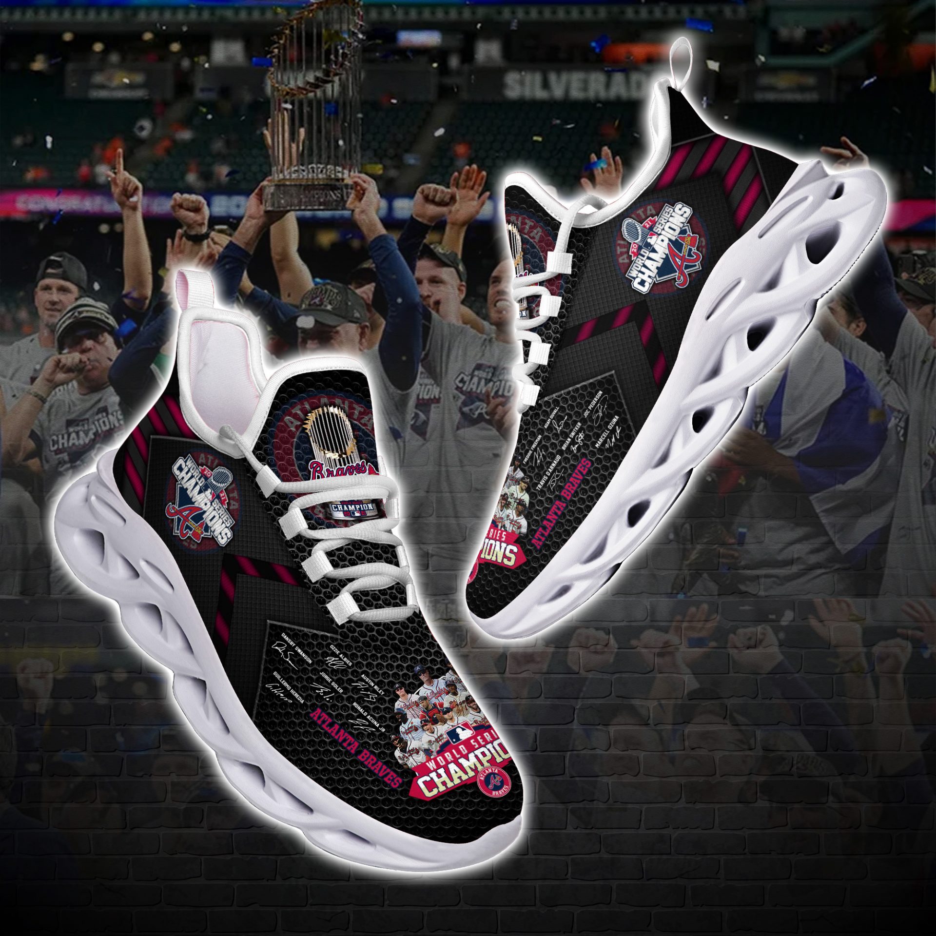 MLB Atlanta Braves Championship Max Soul Shoes MLB Atlanta Braves Championship Max Soul Shoes