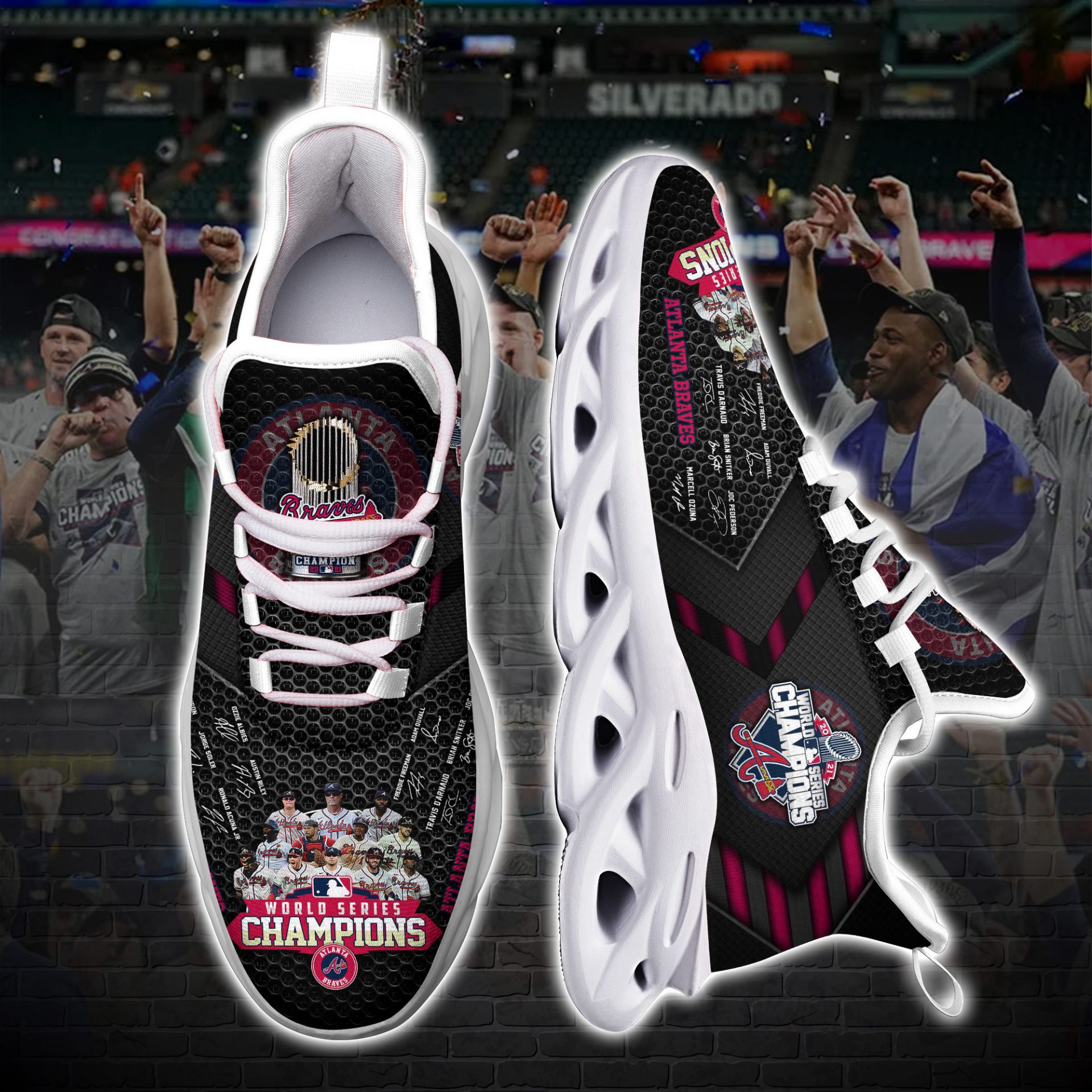 MLB Atlanta Braves Championship Max Soul Shoes MLB Atlanta Braves Championship Max Soul Shoes