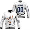 MLB Detroit Tigers Custom Name Number White Baseball Jacket