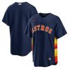 Houston Astros Navy Alternate Custom MLB Replica Jersey