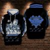 MLB Los Angeles Dodgers Legends Black Pullover Hoodie