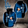 MLB Los Angeles Dodgers Mickey Blue Pullover Hoodie