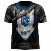 MLB Kansas City Royals Custom Name Number Warriors T-Shirt