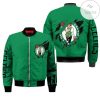 NBA Boston Celtics Green Style Bomber Jacket