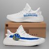 NBA Golden State Warriors White Yeezy Boost Sneakers