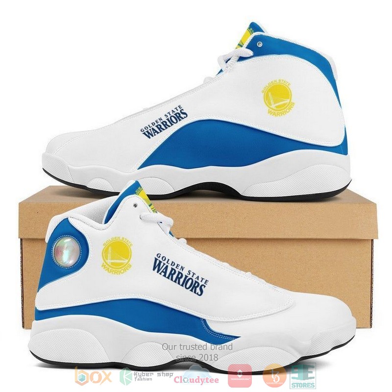 NBA Golden State Warriors White Air Jordan 13 Shoes NBA Golden State Warriors White Air Jordan 13 Shoes