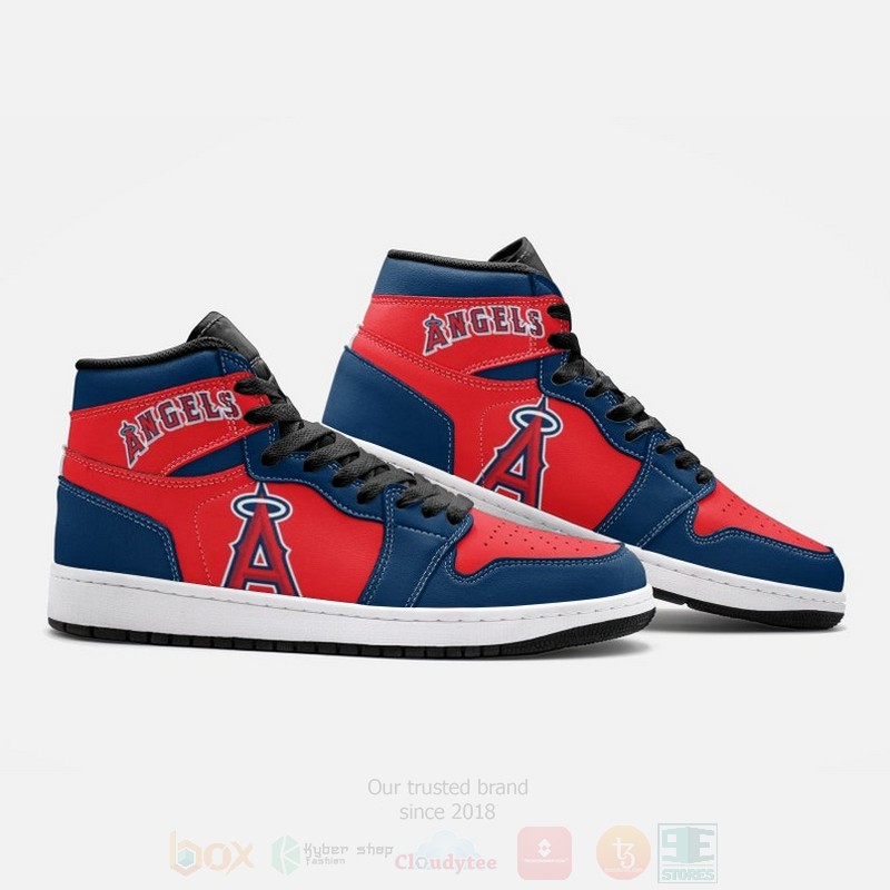MLB Los Angeles Angels Air Jordan 1 High Sneakers V3