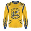 NBA Golden State Warriors Custom Name Number Wolverine Sweatshirt