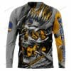 NBA Golden State Warriors Custom Name Number Skull Sweatshirt