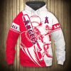 MLB Los Angeles Angels Red White Pullover Hoodie