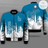 MLB Los Angeles Dodgers Blue White Bomber Jacket