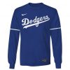 MLB Los Angeles Dodgers Custom Name Number Blue Sweatshirt