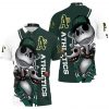 MLB Oakland Athletics Jack Skellington And Zero Polo Shirt