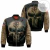 MLB Minnesota Twins Camouflage Skull Camo Bomber Jacket