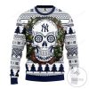 MLB New York Yankees Skull Ugly Christmas Sweater
