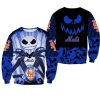 MLB New York Mets Jack Skellington Halloween Sweater