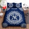 MLB New York Yankees Custom Name Special Design Bedding Set