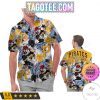 MLB Pittsburgh Pirates Custom Name Tropical Floral Mascot Hawaiian Shirt