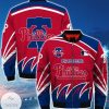 MLB Philadelphia Phillies Logo Red Blue Bomber Jacket
