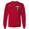 MLB Minnesota Twins Custom Name Number Red Sweatshirt