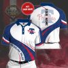 MLB Philadelphia Phillies Custom Name White Navy Polo Shirt